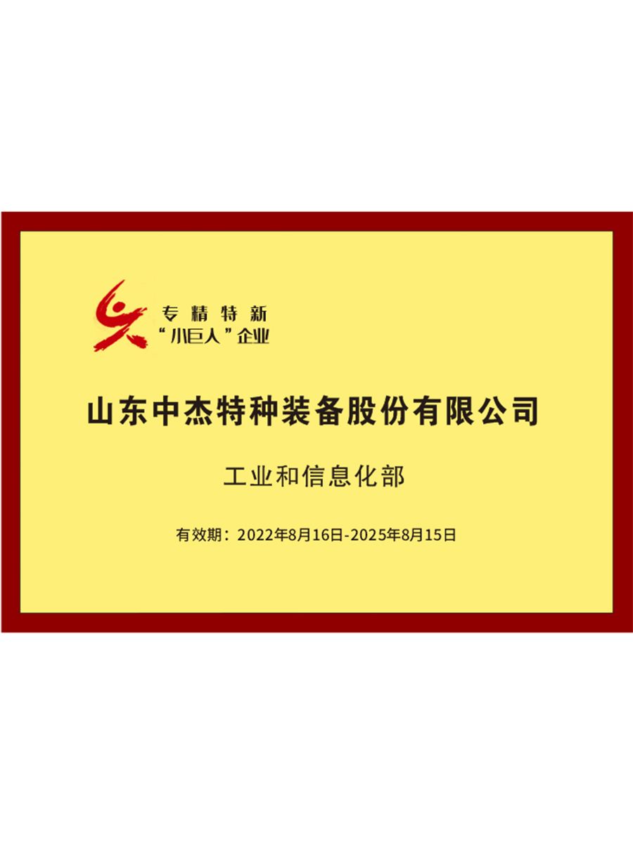 国家专精特新小巨人企业